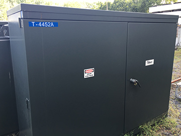 300 KVA, Pri. 2400 D, Sec. 208 Y, OA, WESTINGHOUSE, PADMOUNT, 65*C RISE