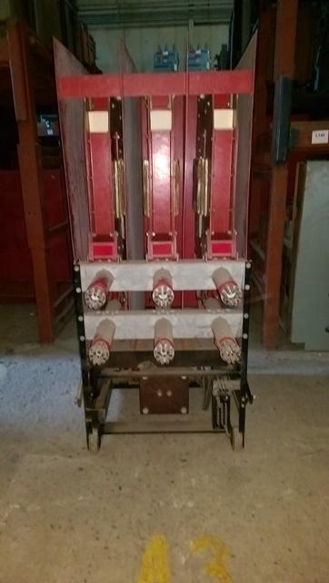 1200 Amp, WESTINGHOUSE, 150DH500E, 13.8 KV, 1961, OUTDOOR, 125V DC CLOSE&TRIP;-1