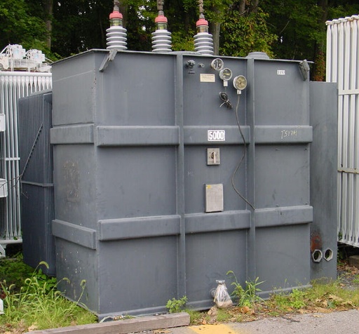 [027052] 5000/7000 KVA, SQUARE D, Pri. 34500 V, D, Sec. 4160 V, Y, SUBST. TXFMR, 55 DEG.