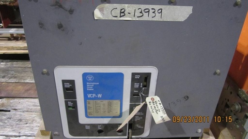 [027438] 1200 Amp, WESTINGHOUSE, 150VCP-W-500, 13.8 KV, 1988, 48 VDC C & T: -1