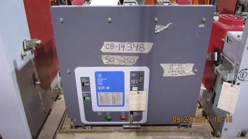 [029189] 1200 Amp, WESTINGHOUSE, 50VCP-W-250, 4160 V., 125 VDC CL & TR: -1