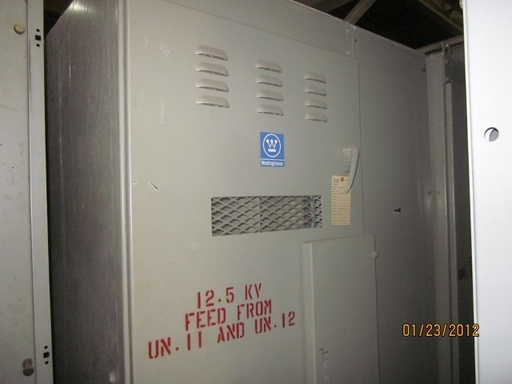 [030618] 600 Amp, WESTINGHOUSE, No. WLI, 15000 V., INDOOR, FUSED DISCONNECT SWITCH: -01