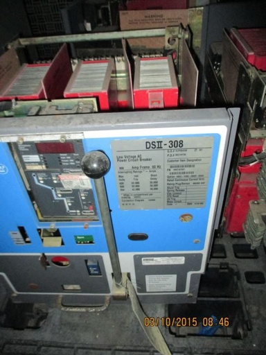 [030750] 800 Amp, WESTINGHOUSE, DSII308, 480 V., M/O, D/O, DIGITRIP L,S