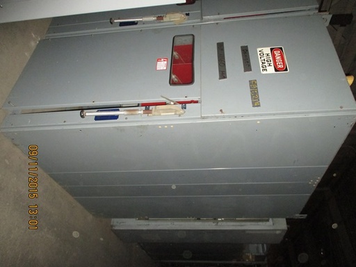 [031703] 1200 Amp, SQUARE D, No. ALT/PREFERRED, 4160 V., INDOOR, FUSED, DISCONNECT SWITCH