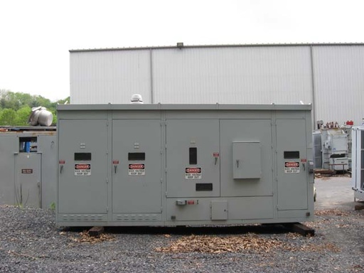 [031763] 9000 KVAR, 12470 VAC, OUTDOOR HOUSED, MFG.2000, 3 PHASE, FUSED: -1