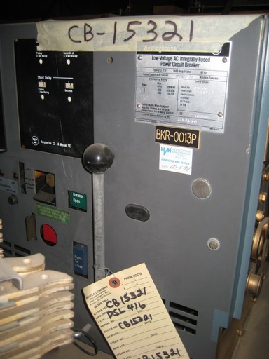 [032235] 1600 Amp, WESTINGHOUSE, DSL-416, 480 V., M/O, D/O, FUSED, AMPTECTOR L,S: -1