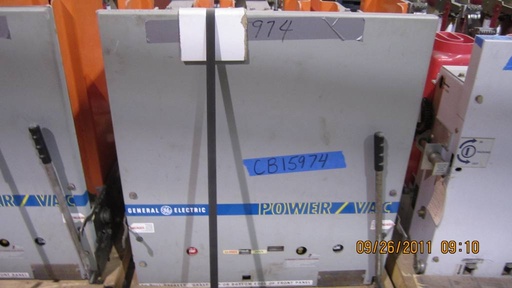 [034235] 1200 Amp, GENERAL ELECTRIC, VB4.16-350-0, 5000 V.,EO/DO,125VDC CLOSE &TRIP;