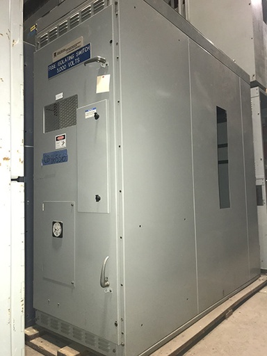 [035417] 600 Amp, CUTLER HAMMER, MVS, 5000 V., INDOOR, FUSED, LOAD BREAK