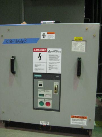[035716] 1200 Amp, SIEMENS, 15-GMI-500-1200-37, 13800 V., 1992, 125 VDC CLOSE & TRIP:1
