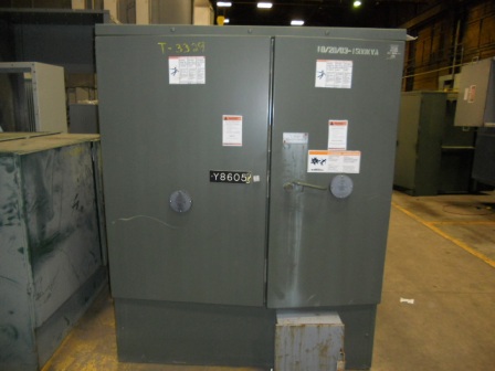 [036648] 1500 KVA, Pri 13200 D, Sec 480 D, 2003, SQUARE D, LIVE FRONT, RADIAL:1