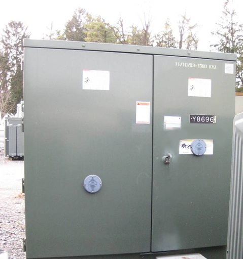 [036793] 1500 KVA, Pri 13200 D, Sec 480 D, 2003, SQ.D, PADMOUNT, LIVE FRONT/RADIAL FEED;