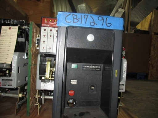 [037266] 1600 Amp, GENERAL ELECTRIC, AKR-6D-50, 480 V., 120 VAC, MICRO-VERSA TRIP LSIG:1