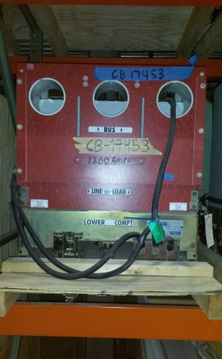 [037696] 1200/2000 Amp, GENERAL ELECTRIC, PVV-2000-20, 5/15 KV, VB1 GROUND & TEST DEVICE