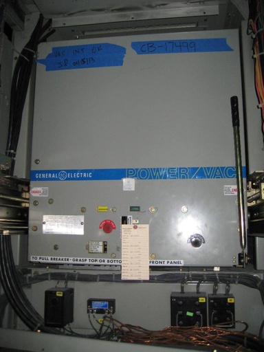 [037758] 1200 Amp, GENERAL ELECTRIC, VB1-4.16-250-1, 5000 V., 125 VDC CLOSE & TRIP, ML-18