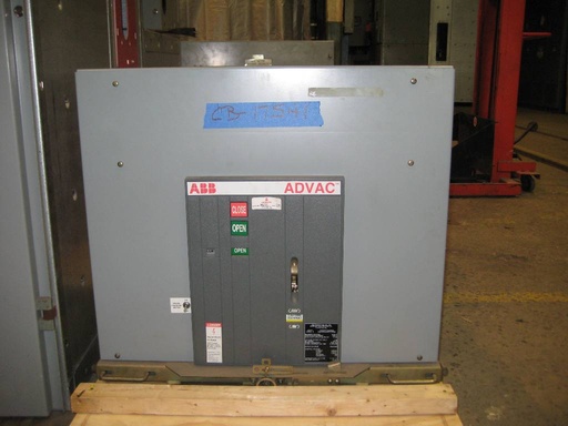 [037886] 2000 Amp, ABB, ADVAC, 8.25 KV, 125 VDC CHARGE/CLOSE/OPEN, 41 KA:1