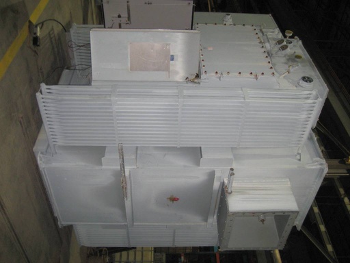 [038128] 10000/14000 KVA, Pri 26400 D, Sec 13200Y/7620, GENERAL ELECTRIC, LOAD TAP CHANGE