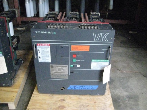 [038567] 3000 Amp, TOSHIBA, VK-6Q50, 4760 V., 1988, 125 VDC CLOSE & TRIP, DRAW-OUT:1