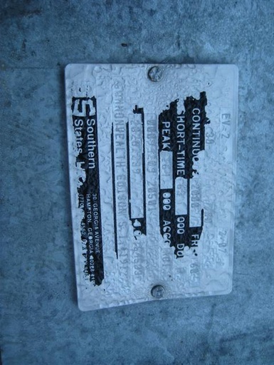 [039110] 1200 Amp, SOUTHERN STATES, No. EV-2, 38000 V., 2007, HZ MT, VT BK, 63 KA