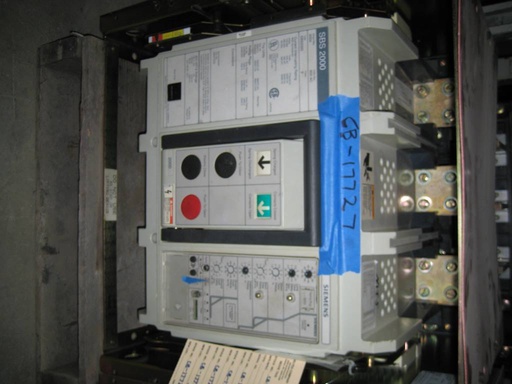 [039433] 2000 Amp, SIEMENS, SBS2020, 480 V., ELECTRICALLY OPERATED, STATIONARY MNT, LSIG