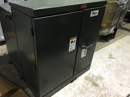 [039800] 225 KVA, Pri 4160 D, Sec 208Y/120, ABB, DEAD FRONT, LOOP FEED, FUSED