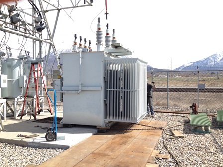 [040032] 5000/7000 KVA, Pri 43800 D, Sec 13800Y/7970, 1990, ABB, ALUMINUM:1