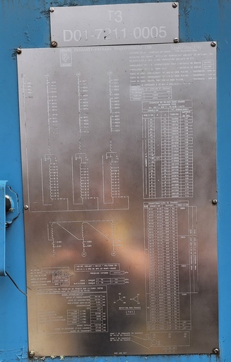[040232] 30000/50000 KVA, Pri 230000Y/132791, Sec 13800 D, FERRANTI PACKARD, HV LTC