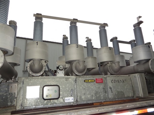 [040817] 1600 Amp, ALSTOM, DT1-72.5 F1, 69 KV, 125 VDC CLOSE & TRIP, CRR4-5 MECH.