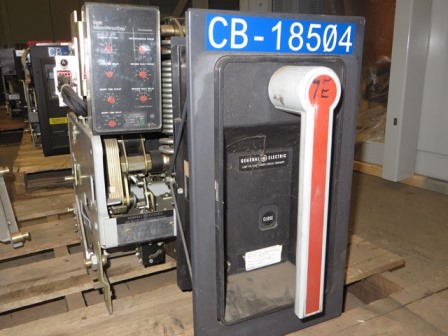 [041418] 1600 Amp, GE, AKR-8D-50, 480 V., MANUALLY OPERATED, DRAW-OUT