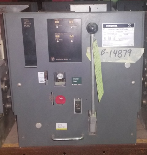 [041514] 1600 Amp, WESTINGHOUSE, DS416, 480 V., M/O, D/O, 120 VAC SHUNT TRIP