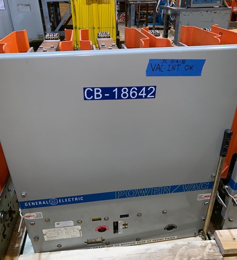 [041706] 1200 Amp, GENERAL ELECTRIC, VB1 4.16-250-2, 4160 V., 1991, 48 VDC, ML-18:1