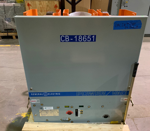 [041716] 2000 Amp, GENERAL ELECTRIC, VB1 4.16-250-2, 4160 V., 1991, 48 VDC, ML-18 MECH:1