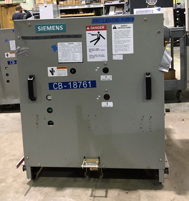 [042101] 2000 Amp, SIEMENS, 05-GMSG-0063-2000-164, 4760 V., 2010, 125 VDC CL/TR/MOT