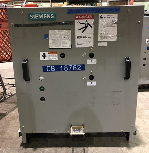 [042102] 2000 Amp, SIEMENS, 05-GMSG-0063-2000-164, 4760 V., 2010, 125 VDC CL/TR/MOT