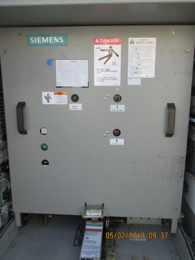[042107] 1200 Amp, SIEMENS, 05-GMSG-0063-1200-164, 4760 V., 2010, 125 VDC CL/TR/MOT