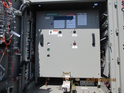 [042109] 1200 Amp, SIEMENS, 05-GMSG-0063-1200-164, 4760 V., 2011, 125 VDC CL/TR/MOT