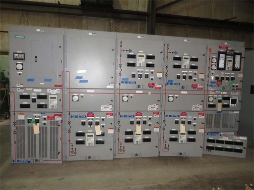 [042136] 3000 Amp, SIEMENS, 5 KV, INDOOR SWITCHGEAR LINE-UP