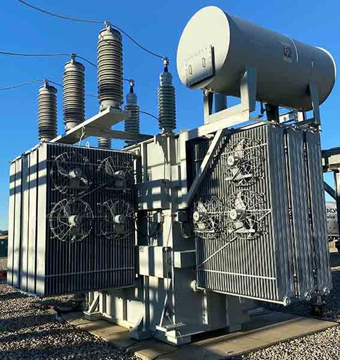 [043885] 18000/30000 KVA, Pri 134000 D, Sec 13800 Y, 1983, FERRANTI-PACKARD, LTC:1