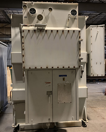 [043929] 4000/5000/5600 KVA, Pri 33000 D, Sec 4160Y/2400, GENERAL ELECTRIC, COPPER, LTC