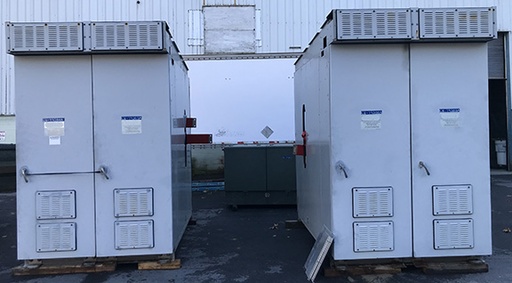 [044400] EATON, 4160 V., SWITCHGEAR LINE-UP CONSISTING OF 4 COLUMNS WITH 6 BREAKERS