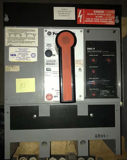 [044804] 1600 Amp, GE, TP1616SS, 480 V., AIR CIRCUIT BREAKER