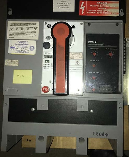 [044806] 1600 Amp, GE, TP1616SS, 480 V., AIR CIRCUIT BREAKER