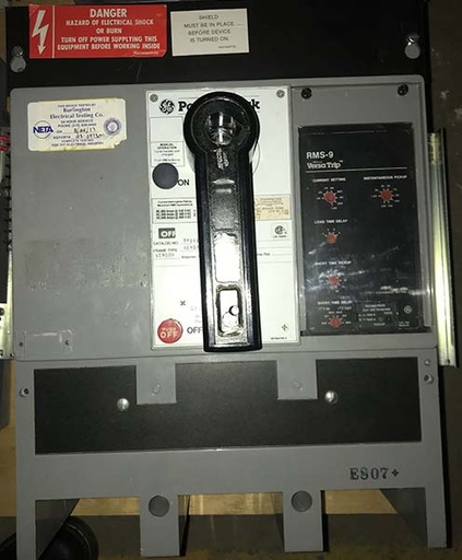 [044807] 1600 Amp, GE, TP1616SS, 480 V., AIR CIRCUIT BREAKER