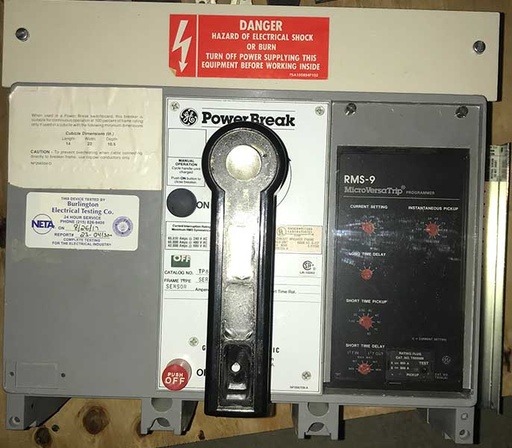 [044808] 800 Amp, GE, TP88SS, 480 V., AIR CIRCUIT BREAKER