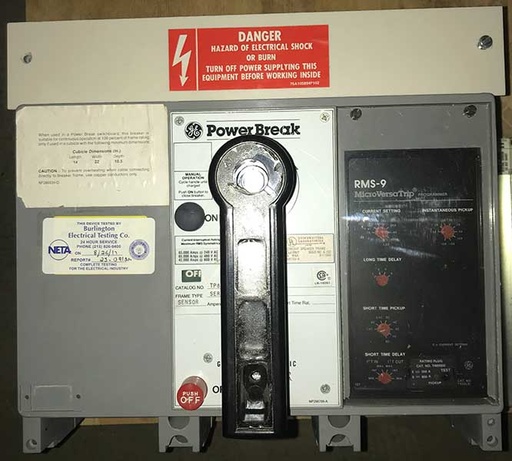 [044811] 800 Amp, GE, TP88SS, 480 V., AIR CIRCUIT BREAKER