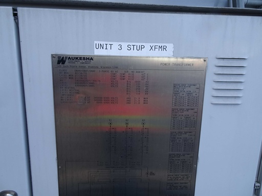 [044979] 42/56/70 MVA, 345000GRDY-6900GRDYx6900GRDY, WAUKESHA SUBSTATION TRANSFORMER