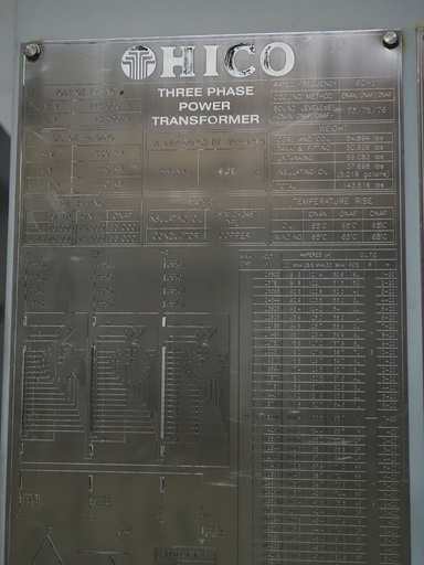 [045408] 20/26.6/33 MVA, Pri 115000 D, Sec 13800 Y, HICO OLTC SUBSTATION TRANSFORMER