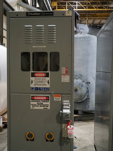 [045414] 600 Amp, GENERAL ELECTRIC, No. BREAKMASTER, 15000 V., 2012, Indoor, Non-fused