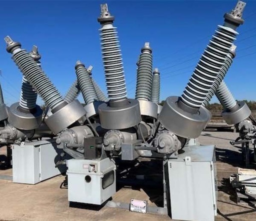 [045493] 2000 Amp, ABB, 145 KV, 145PM40-20B, ABB SF6 POWER CIRCUIT BREAKER, 40 KAIC