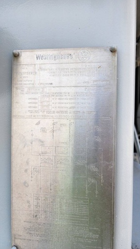 [045501] 25/41.6MVA, Pri 230000 Y, Sec 13800Y x 4160Y WESTINGHOUSE SUBSTATION TRANSFORMER