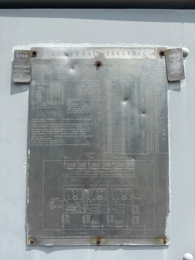 [046901] 15 MVA 67000D - 13200Y General Electric LTC Substation Transformer